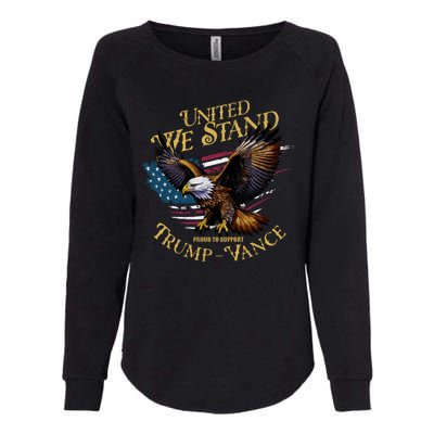 United We Stand Support Trump Vance 2024 Womens California Wash Sweatshirt