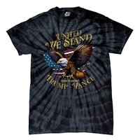 United We Stand Support Trump Vance 2024 Tie-Dye T-Shirt