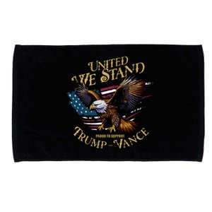 United We Stand Support Trump Vance 2024 Microfiber Hand Towel