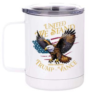 United We Stand Support Trump Vance 2024 12 oz Stainless Steel Tumbler Cup