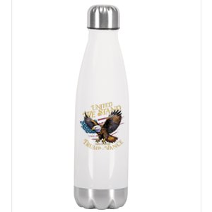 United We Stand Support Trump Vance 2024 Stainless Steel Insulated Water Bottle