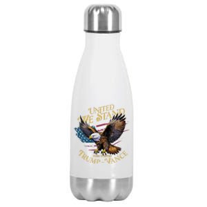 United We Stand Support Trump Vance 2024 Stainless Steel Insulated Water Bottle