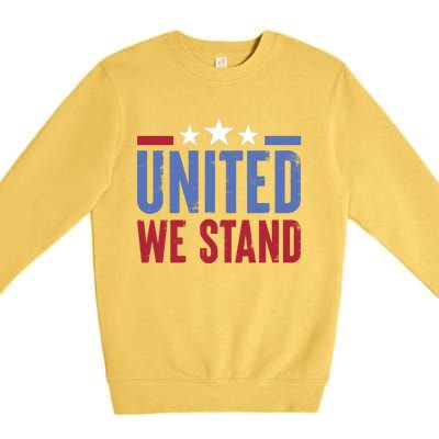 United We Stand Independence Day Graphic Premium Crewneck Sweatshirt