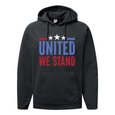 United We Stand Independence Day Graphic Performance Fleece Hoodie