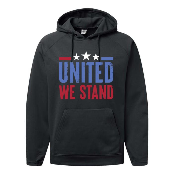 United We Stand Independence Day Graphic Performance Fleece Hoodie