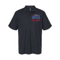 United We Stand Independence Day Graphic Softstyle Adult Sport Polo