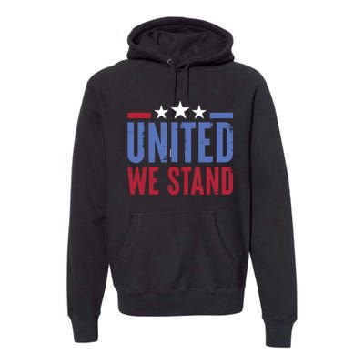 United We Stand Independence Day Graphic Premium Hoodie