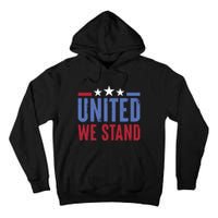 United We Stand Independence Day Graphic Tall Hoodie