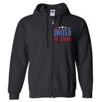 United We Stand Independence Day Graphic Full Zip Hoodie