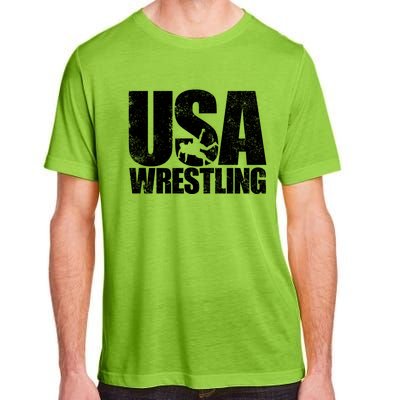 Usa Wrestling S Wrestling Team Patriot Usa Wrestler Cute Gift Adult ChromaSoft Performance T-Shirt