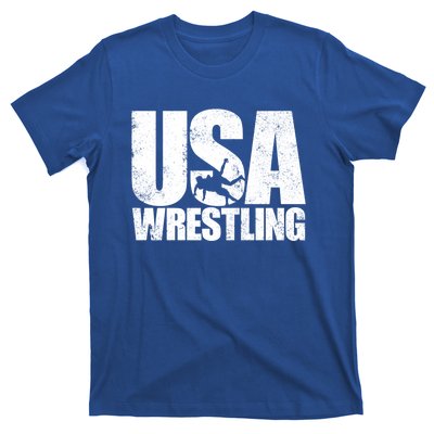 Usa Wrestling S Wrestling Team Patriot Usa Wrestler Cute Gift T-Shirt