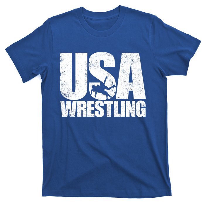 Usa Wrestling S Wrestling Team Patriot Usa Wrestler Cute Gift T-Shirt