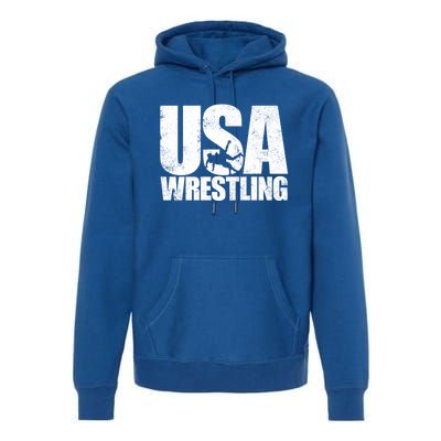 Usa Wrestling S Wrestling Team Patriot Usa Wrestler Cute Gift Premium Hoodie