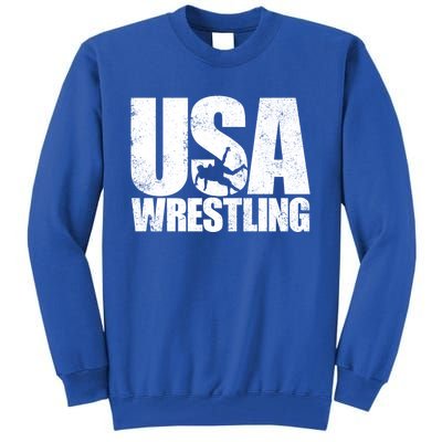 Usa Wrestling S Wrestling Team Patriot Usa Wrestler Cute Gift Tall Sweatshirt