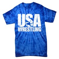 Usa Wrestling S Wrestling Team Patriot Usa Wrestler Cute Gift Tie-Dye T-Shirt