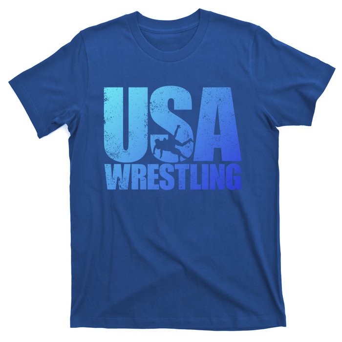 Usa Wrestling S Wrestling Team Patriot Usa Wrestler Cute Gift T-Shirt