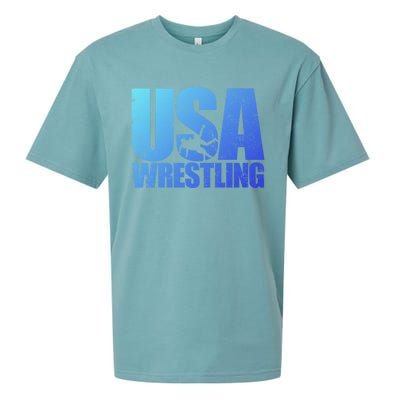 Usa Wrestling S Wrestling Team Patriot Usa Wrestler Cute Gift Sueded Cloud Jersey T-Shirt