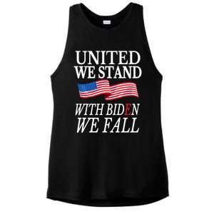 United We Stand With Biden We Fall Anti Biden Republican Ladies PosiCharge Tri-Blend Wicking Tank