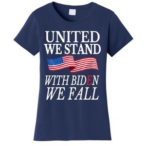 United We Stand With Biden We Fall Anti Biden Republican Women's T-Shirt