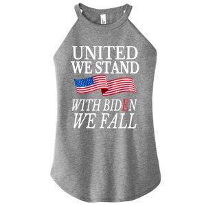 United We Stand With Biden We Fall Anti Biden Republican Women's Perfect Tri Rocker Tank