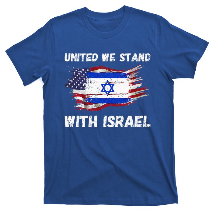 United We Stand With Israel Israeli American T-Shirt