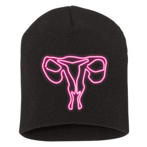 Uterus Where The Magic Happens Uterus Power Short Acrylic Beanie