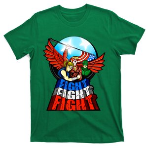 Unbroken When Trump Stood Tall And Shouted Fight Fight Fight T-Shirt