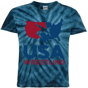 USA Wrestling Kids Tie-Dye T-Shirt