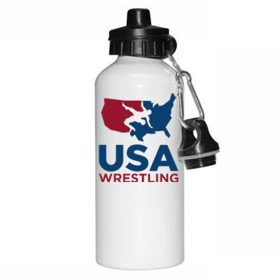 USA Wrestling Aluminum Water Bottle 