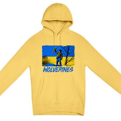 Ukraine Wolverines Premium Pullover Hoodie