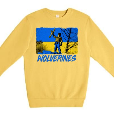 Ukraine Wolverines Premium Crewneck Sweatshirt