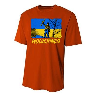 Ukraine Wolverines Performance Sprint T-Shirt