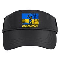 Ukraine Wolverines Adult Drive Performance Visor