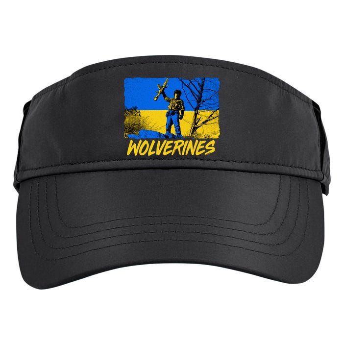 Ukraine Wolverines Adult Drive Performance Visor