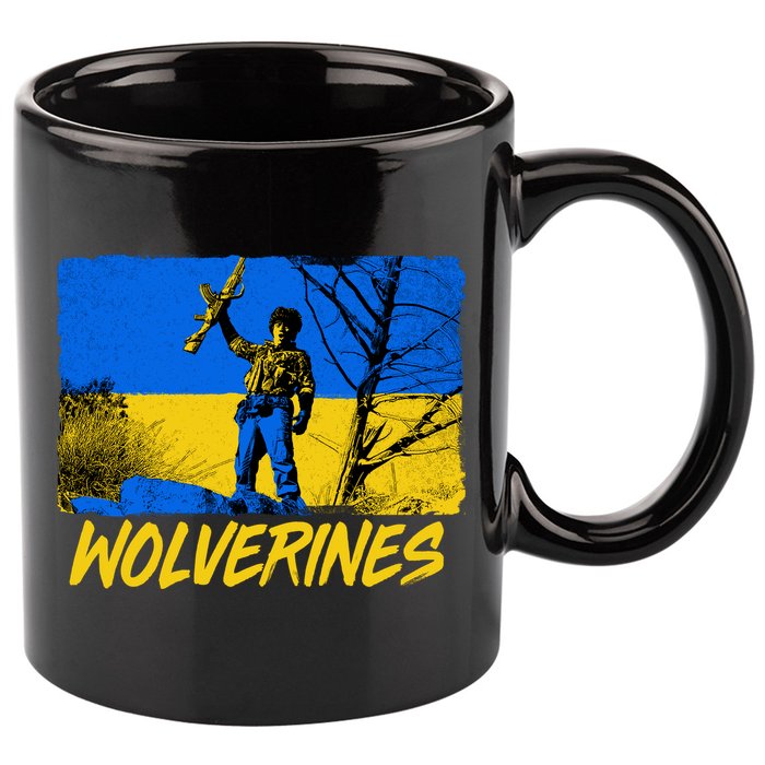 Ukraine Wolverines 11oz C Handle Ceramic Mug