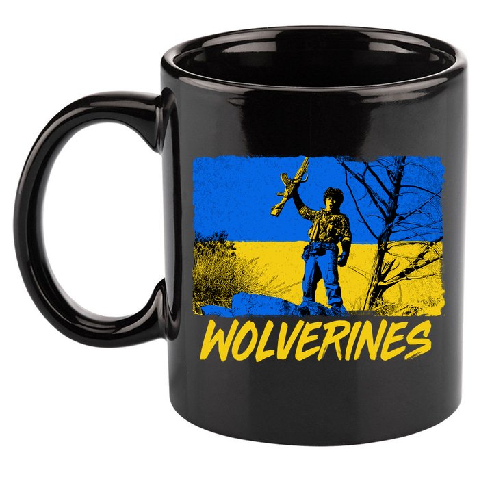 Ukraine Wolverines 11oz C Handle Ceramic Mug