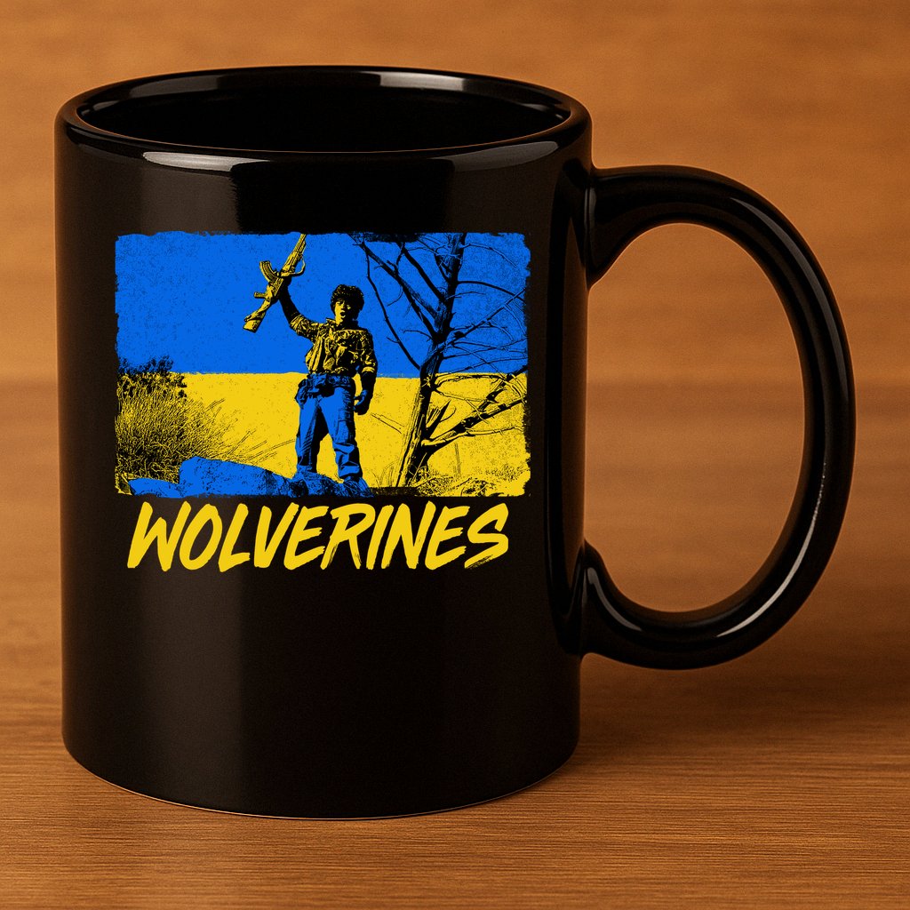 Ukraine Wolverines 11oz C Handle Ceramic Mug