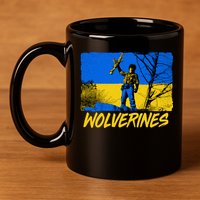 Ukraine Wolverines 11oz C Handle Ceramic Mug