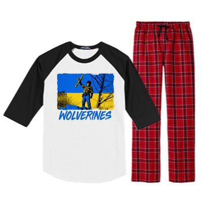 Ukraine Wolverines Raglan Sleeve Pajama Set