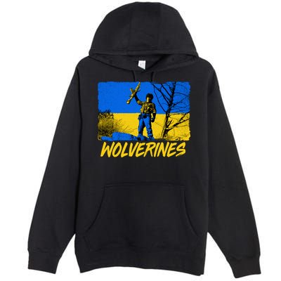 Ukraine Wolverines Premium Pullover Hoodie