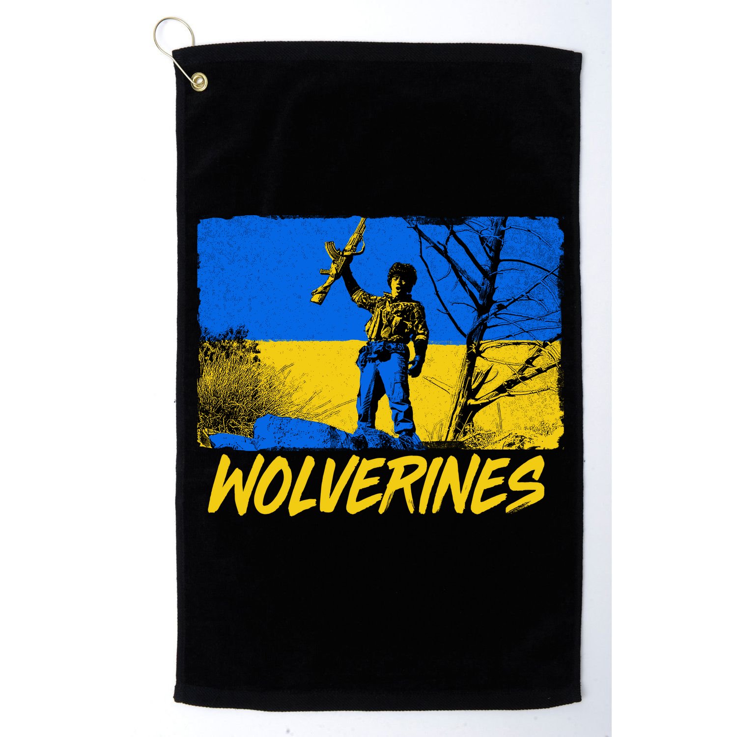 Ukraine Wolverines Golf Towel