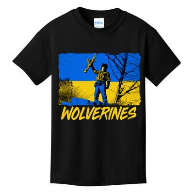 Ukraine Wolverines Kids T-Shirt