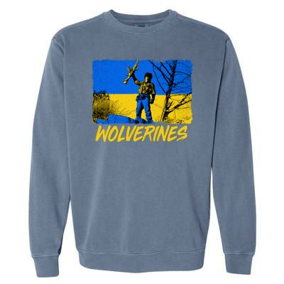 Ukraine Wolverines Garment-Dyed Sweatshirt