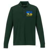 Ukraine Wolverines Performance Long Sleeve Polo