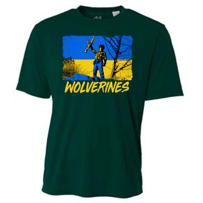 Ukraine Wolverines Cooling Performance Crew T-Shirt