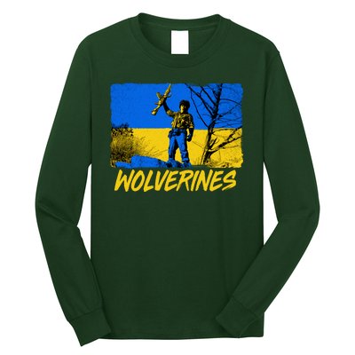 Ukraine Wolverines Long Sleeve Shirt