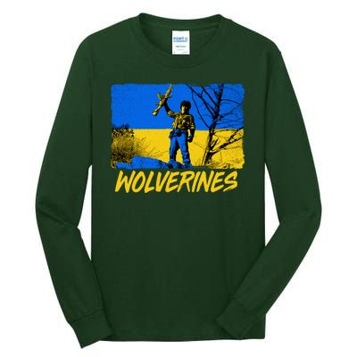 Ukraine Wolverines Tall Long Sleeve T-Shirt