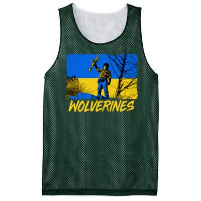 Ukraine Wolverines Mesh Reversible Basketball Jersey Tank