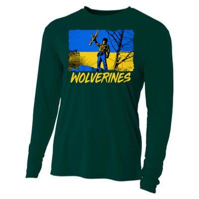 Ukraine Wolverines Cooling Performance Long Sleeve Crew