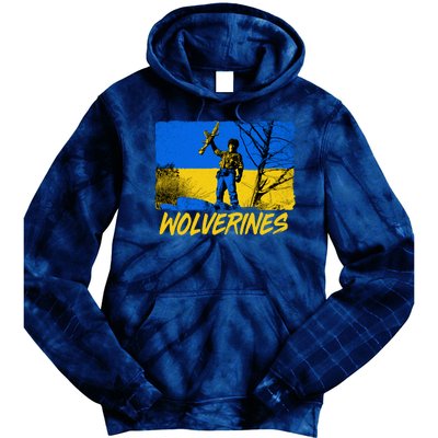 Ukraine Wolverines Tie Dye Hoodie